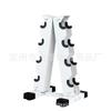 Suporte para Halteres com Tubos de Aço Espessados, Suporte para Barra para Uso Doméstico e Comercial, Equipamento de Fitness, Suporte Duplo para Kettlebells, Tipo Móvel em Forma de A