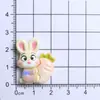 Accesorios de Resina de Dibujos Animados Zootopia Clips para el Cabello DIY Ligas para el Cabello Dijes para Zapatos Cadenas para Teléfono Llaveros Caja de Papelería Pegatinas