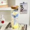 Ramo de San Valentín, Botella de Vidrio, Adornos de Rosas, Flores de Jabón, Regalo del Día de San Valentín Chino, Flores Eternas para Mejor Amiga, Novia, Transfronterizo