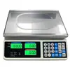 Balanza de Pesaje y Precios Electrónica Digital ACS-40Kg Versión de Comercio Exterior en Inglés Transfronteriza Balanza de Mercado 30Kg/40Kg