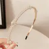 Tiara de Pérolas Imitação de Alta Qualidade, Tiara Super Fada, Grampo de Celebridade da Internet, Acessório de Cabeça Simples e Versátil, Acessórios de Cabelo Elegantes