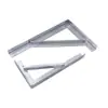 Soporte de ángulo de hierro soporte de ángulo de acero galvanizado en caliente estante estante Marco triangular de hierro puente soporte de dosel