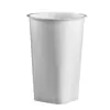 Taza Desechable Cuadrada Blanca Taza para Mousse Taza para Pudín Taza para Gelatina Taza de Salvado de Madera Taza Cuadrada Logo Imprimible