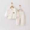 Ropa para Recién Nacido, Ropa de Monje para Bebé Recién Nacido, Tops de Algodón Puro sin Costuras para Bebé Recién Nacido