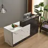 Mostrador de caja de esquina, recepción, mostrador de recepción, mostrador de consulta, salón de belleza, barbería, mostrador de caja, institución de capacitación, barra de bar