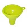 Embudo de silicona de boca ancha para el hogar para dispensar comida para bebés, aceite, vino, fórmula infantil, arroz y frijoles; embudo de cocina de boca ancha