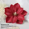 Coleção de Cabeças de Flores Artificiais Vermelhas para Materiais de Presilha DIY, Acessórios de Cabelo Estilo Chinês Novo Hanfu para Recém-casados