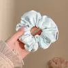 Goma para el pelo tipo scrunchie oversized de estilo coreano con múltiples capas, liga para el pelo de estilo perezoso, cuerda para coleta, accesorio para el pelo de alta gama