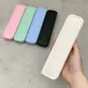 Caja de Almacenamiento de Cubiertos al por Mayor Caja con Tapa abatible Caja de Almacenamiento para Palillos Cuchara Tenedor Caja Rectangular Portátil para Estudiantes