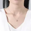 Collar Redondo Jinse Nuevo Circonita Diseño de Nicho para Mujer Moda Lujo Accesible Elegante Popular Mismo Estilo Versión Coreana Colgante