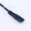 En stock suministro cable de alimentación de ocho colas con enchufe japonés de dos clavijas cable de alimentación de ocho colas cable de alimentación con enchufe japonés de dos polos