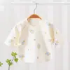 Ropa de Manga Corta para Recién Nacidos Cuatro Estaciones Algodón Puro Clase A Sin Costuras Ropa Mensual para Bebés Ropa a la Espera de Producción Ropa Básica para Bebés