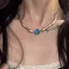 Colar de Pérolas e Prata Estilo Francês para Mulheres, Estilo de Nicho de Luxo Leve de Verão, Corrente de Pescoço Elegante, Novo Modelo 2025 Corrente de Clavícula