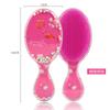 Pente de Massagem Bola Bolha de Desenho Animado Transparente Transfronteiriço Coração Menina Fofo Oval Alisador de Cabelo Pente Doméstico Antiestático