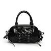 2025 Nuevo Bolso Boston Portátil de Estilo Ballet Simple con Cordones Nicho Casual Nicho Versátil Estilo Occidental Bolso Cruzado