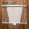 Cortina a prueba de polvo para food truck de puesto, vitrina retráctil con agujeros, cortina nocturna para conservación de frescura, persiana enrollable, supermercado, anti-mosquitos, cortina transparente de arrastre