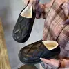 Pantuflas de Algodón de Invierno para Mujer en Stock, Zapatos de Felpa Cerrados para Exteriores, Pantuflas para el Hogar con Forro de Felpa para Hombre, Pantuflas Suaves para Interiores con Suela Gruesa, Venta al por Mayor