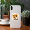 50/100 Piezas Lindas Pegatinas de Abejas Graffiti para Taza de Agua Teléfono Móvil Pegatinas Decorativas Impermeables Pegatinas Creativas de Abejas Venta al por Mayor