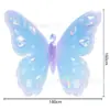 2026 Nueva Decoración de Fiesta Escénica con Forma de Mariposa para Festividades Transfronterizas Accesorios Banderas con Forma para Eventos