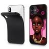 Funda para iPhone15 Chica Negra para Apple X Transfronteriza Funda para Teléfono Chica Negra Teléfono Móvil