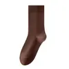 Calcetines de algodón puro para maternidad de mujer Zhuji, calcetines holgados de color liso antibacterianos y resistentes al olor para otoño, venta al por mayor desde la fábrica de origen, adecuados para Birkenstock