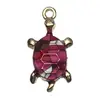 Colgante de Tortuga de Aleación Esmaltada DIY Transfronterizo Moda Dibujos Animados Joyería Pendientes Llavero Accesorios