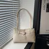Bolsa retrô estilo coreano para o dia a dia de mulheres, nova moda 2026, estilosa e chique, bolsa tote e bolsa de ombro casual minimalista
