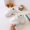 Zapatos de Papá para Niñas 2026 Nuevo Verano Niñas Ligeros de Malla Zapatos Infantiles Más Vendidos Infantiles Transpirables Zapatos Deportivos para Correr
