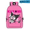 3D Nuevo Producto Impreso Periférico Sanrio Kuromi Kuromi Mochila Escolar Mochila Gran Capacidad Mochila Totalmente Impresa