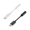 Adaptador de áudio tipo C para 3,5 mm, cabo único, adaptador para Xiaomi Huawei, tipo analógico digital