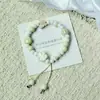 Pulsera de Cerámica Jingdezhen Nueva Pulsera de Cerámica China Joyería Estudiante Estilo Tíbet Cuerda Trenzada a Mano Puesto Regalo para Estudiante