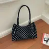 Otoño 2026 Nuevo Bolso de Hombro Tipo Tote de Gran Capacidad de Moda con Lunares para el Trabajo Bolso de Axila para Mujer