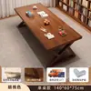 Escritorio para Sala de Estar, Mesa y Silla Grandes para el Hogar, Escritorio de Oficina, Escritorio Doble para Computadora, Mesa Larga para Escribir en Dormitorio de Estudiante