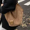 Bolso Grande para Mujer 2026 Nuevo de Moda Retro Gamuza Moda Versátil Bolso de Hombro Gran Capacidad Bolso Tote de Gama Alta