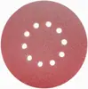Hoja de Lija Flocada 10.0 pulgadas Agujeros 2225mm Diámetro Lijadora de Pared Hoja de Lija Especial Disco de Terciopelo Trasero Fábrica de Lijas