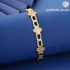 Pulseira de Ferradura e Trevo de Quatro Folhas Nova Estilo Coreano Ins Exquisita para Mulheres Famosas da Internet Mesmo Estilo Moda Luxo Leve Temperamento Joia de Mão