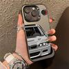 Carcasa creativa gris transfronteriza para iPhone16 apple 15 todo incluido 14 color plata 13promax láser