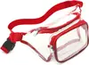 Riñonera Deportiva Grande para Exteriores de PVC Transparente Impermeable para Correr Bolsa de Almacenamiento Bolsa Cruzada para el Pecho de Gimnasio Portátil