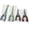 Pinzas para Pesca con Señuelo, Cortadores de Hilo de Acero Inoxidable Extendidos, Pinzas de Pesca, Sacaclavos, Tijeras de Pesca, Extractor de Anzuelos, Pinzas para Control de Peces, Pinzas para Atar Anzuelos