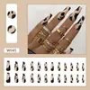 Pegatinas Populares para Uñas Portátiles Transfronterizas Uñas de Ballet Europeas y Americanas Uñas Portátiles Piezas de Uñas de Instagram Piezas de Uñas Removibles