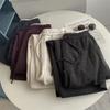 Pantalones Deportivos Casuales Estilo Americano, Pantalones de Pierna Ancha de Piel Sintética de Conejo, Pantalones Largos para Otoño e Invierno, Pantalones de Chándal Sueltos Adelgazantes de Cintura Alta para Mujeres Petites, Versátiles