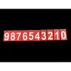 Marcador juego de baloncesto placa de matrícula placa de matrícula personalizada fabricante venta directa billar plástico ecológico PVC