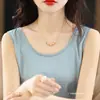 Colete Vermelho de Verão Sem Mangas, Top Outerwear Tamanho Grande, Camisola Redonda de Seda de Amora e Seda Gelada Estilo Francês para Mulheres