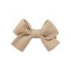 Horquilla de mariposa a rayas para niña, estilo europeo y americano, con borde de tela, estilo princesa, con clip lateral, accesorio vintage para el cabello 3564