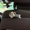 Gancho para coche de tela creativo y lindo de perro salchicha y gato, gancho de almacenamiento multifuncional para asiento trasero para vehículos