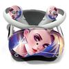 Stickers PS VR2 VR2 película protectora de dibujos animados mate sin dejar pegamento hasta variedad de personalidad