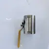 Partes de camión aspersor de agua tipo válvula de bola de acero inoxidable 50 válvula de paso directo válvula de camión aspersor válvula de bola válvula de camión de agua