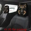 Comercio Exterior de Amazon Halloween Horror Poliéster Funda para Reposacabezas de Coche Resistente a Manchas Resistente al Desgaste Hecho a Medida Envío Directo