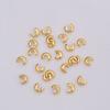 Preservação de cor 14K Pack Gold Crescent Buckle Posicionamento Fivela Acessórios diy Handmade Pulseira Colar Frisado Material Coil Buckle