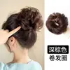 Bolas para pelucas naturales esponjosas temperamento perezoso anillo de peluca peluca de pelo de barba larga bolsa para pelucas accesorios para el cabello para fotografía de cheongsam